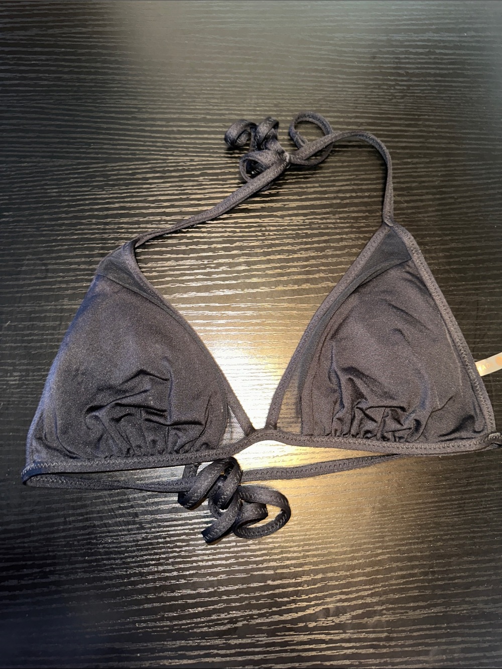 Black Triangle Bikini Top - Classic Women’s Swimwear